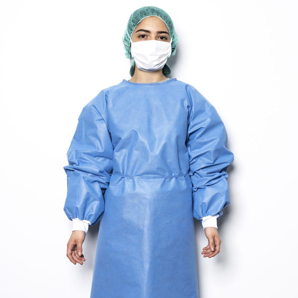 Isolation Gown Level 1 SMS Australian Made - 10 Pack