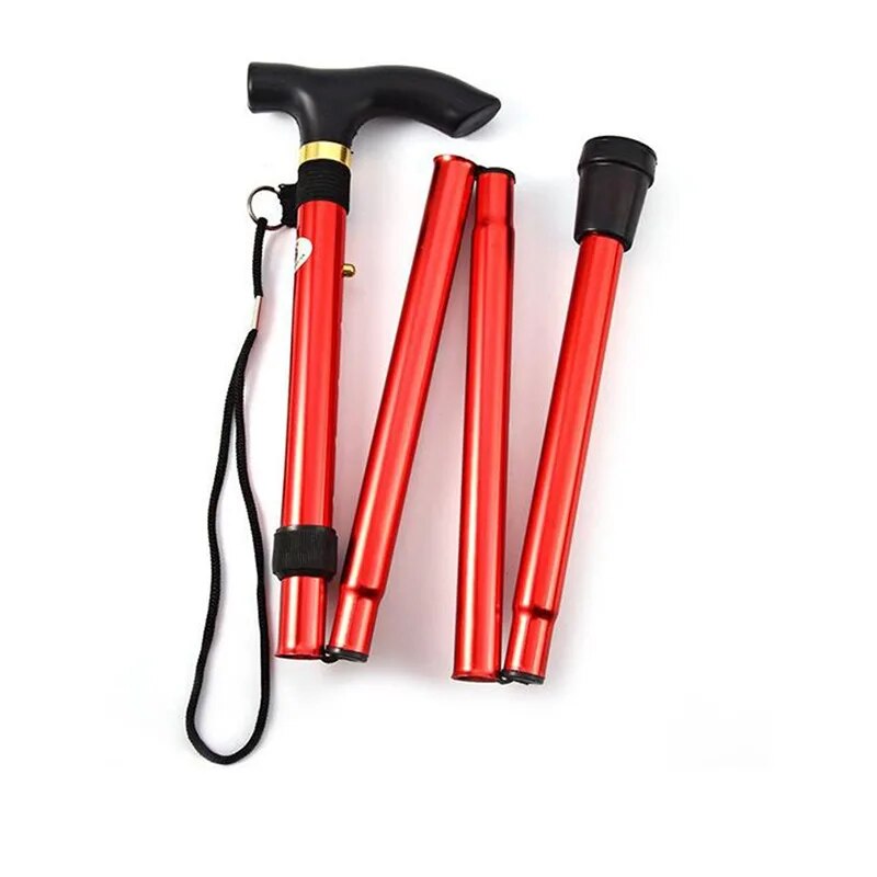 Easy To Collapse Walking Cane Stick - 5 Colours