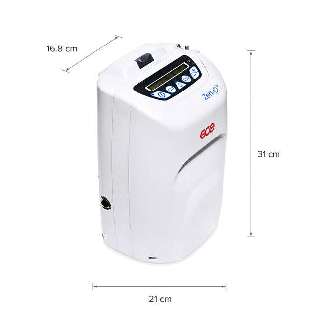 GCE Zen-O Continuous Portable Oxygen concentrator Dual battery