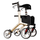 Euro Mobility Wheelie Walker Prestige Comfort + Compact – Rollator Mobility Walker
