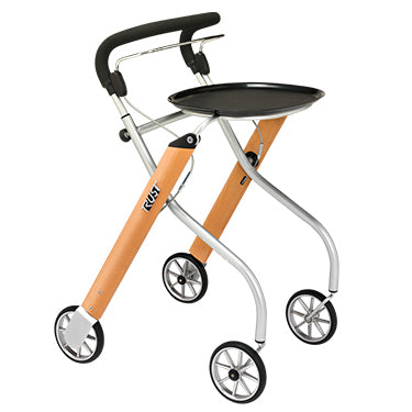 Indoor Mobility Wheelie Walker Trust Care Let's Go Rollator Including Tray