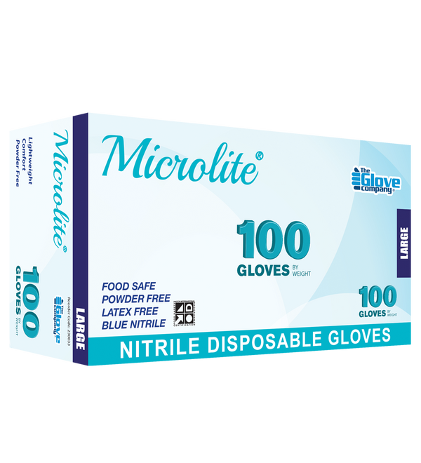 Microlite Nitrile - Disposable Medical Gloves - 100 Gloves