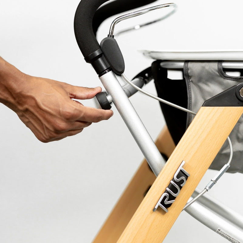 Indoor Mobility Wheelie Walker Trust Care Let's Go Rollator Including Tray